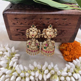 Vriksham Premium 1 gm Gold Peacock Jhumka-G20350